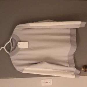 Price ⬇️Ted Baker sweater NWT white and grey